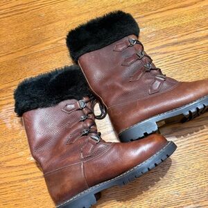 Women’s VTG Leather Sorel Boots Made In Canada 7